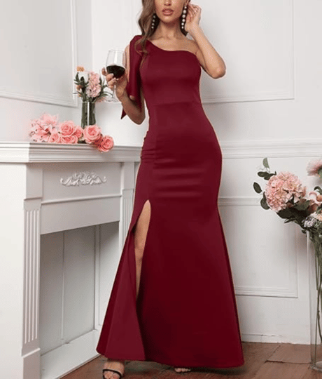 Maroon Wedding guest Outfit