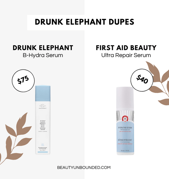 Drunk Elephant B Hydra Intensive Hydration Serum Dupe