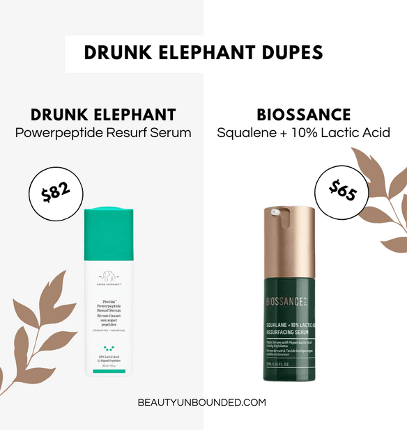 Drunk Elephant Protini Powerpeptide Resurf serum Dupe