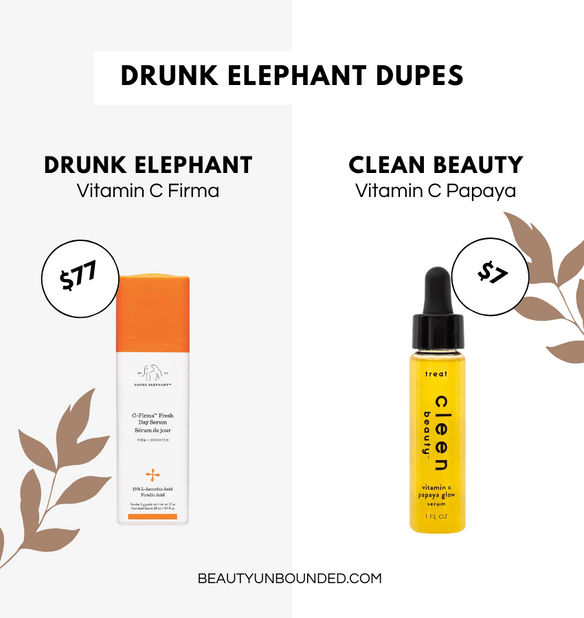 Drunk Elephant Vitamin C-Firma Serum Dupe