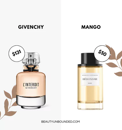 Mango Hedonisme is the dupe for givenchy L'interdit